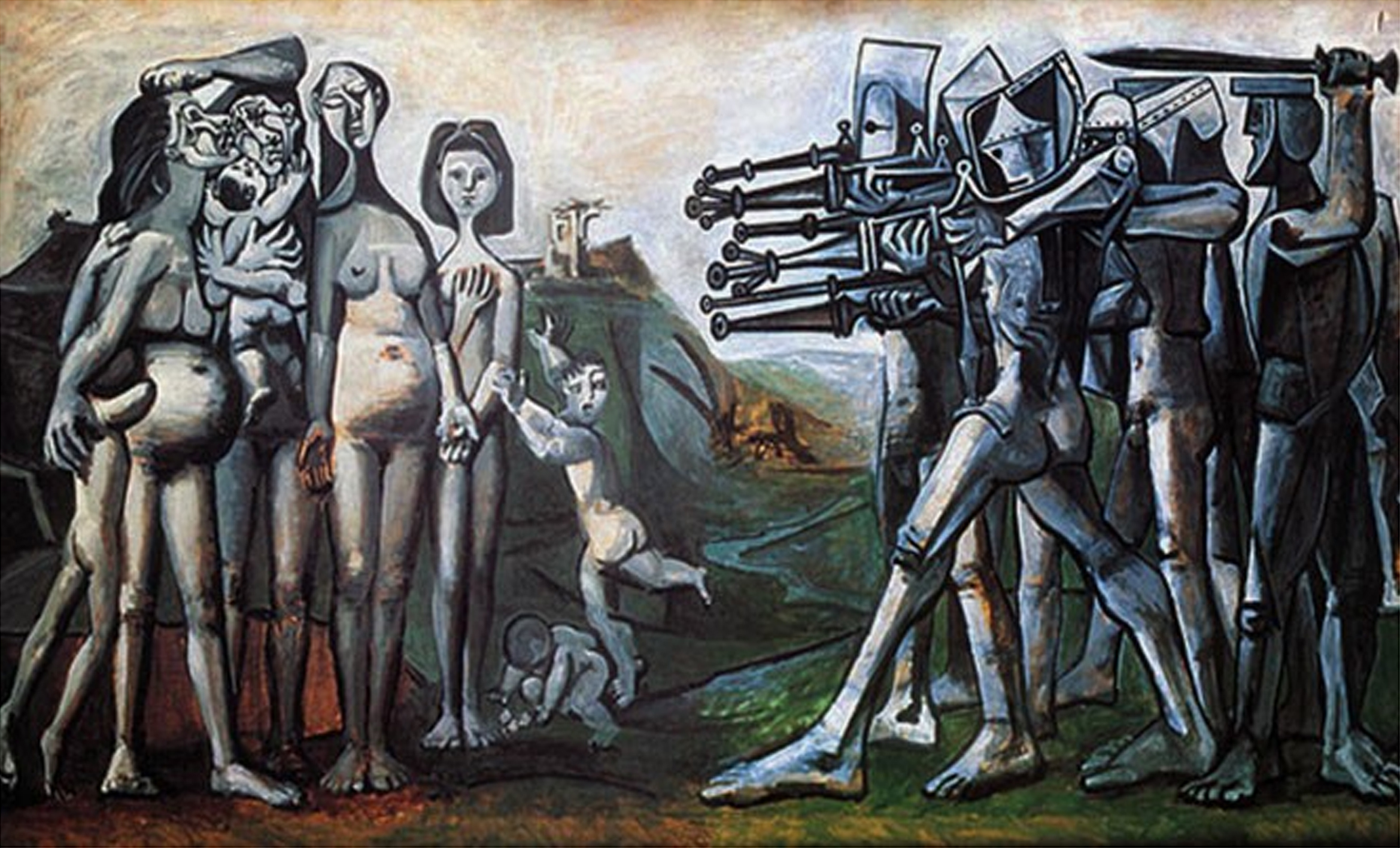 El cuadro desconocido de Picasso "Masacre en Corea"