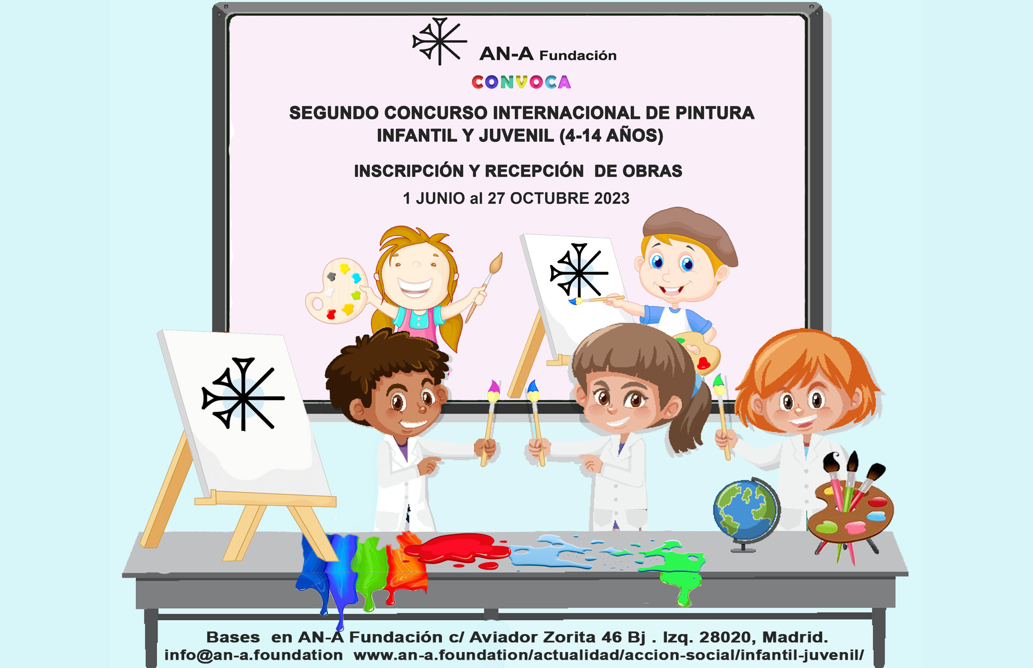 SEGUNDO CONCURSO INTERNACIONAL DE PINTURA INFANTIL Y JUVENIL, AN-A FUNDACIÓN