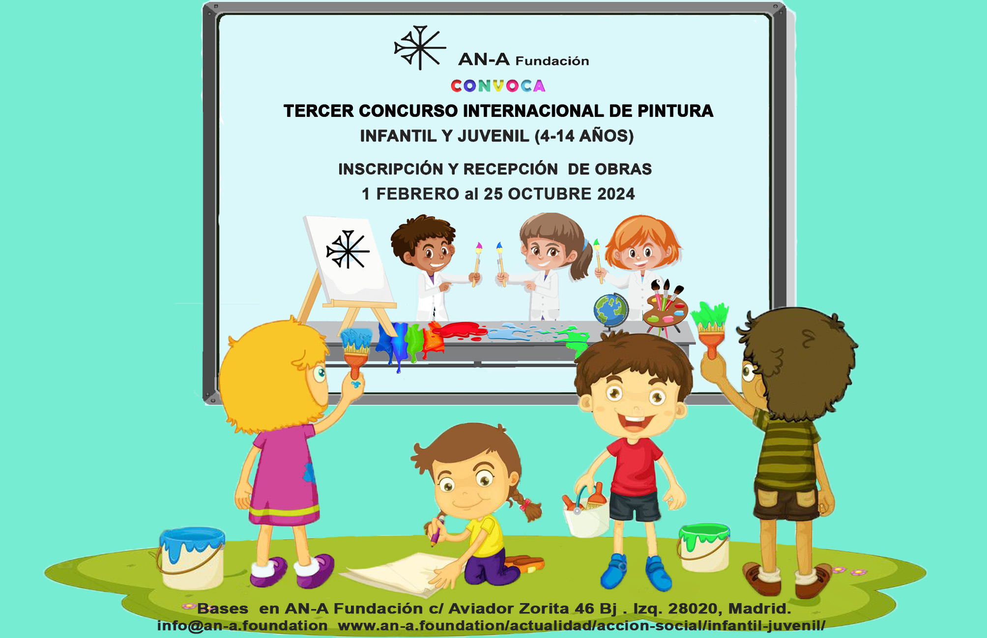 3er CONCURSO INTERNACIONAL DE PINTURA INFANTIL Y JUVENIL AN-A FUNDACIÓN