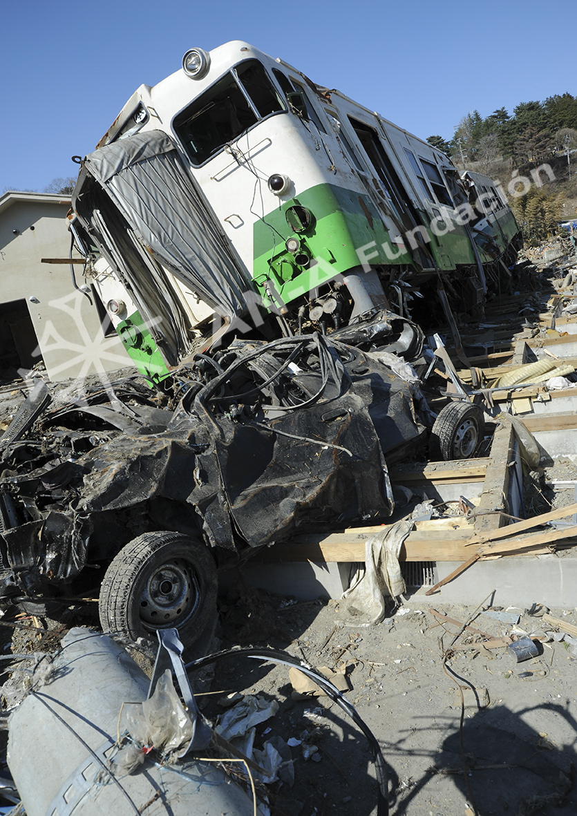 VAGÓN CATAPULTADO de Shökö HASHIMOSTO en AN-A FUNDACIÓN