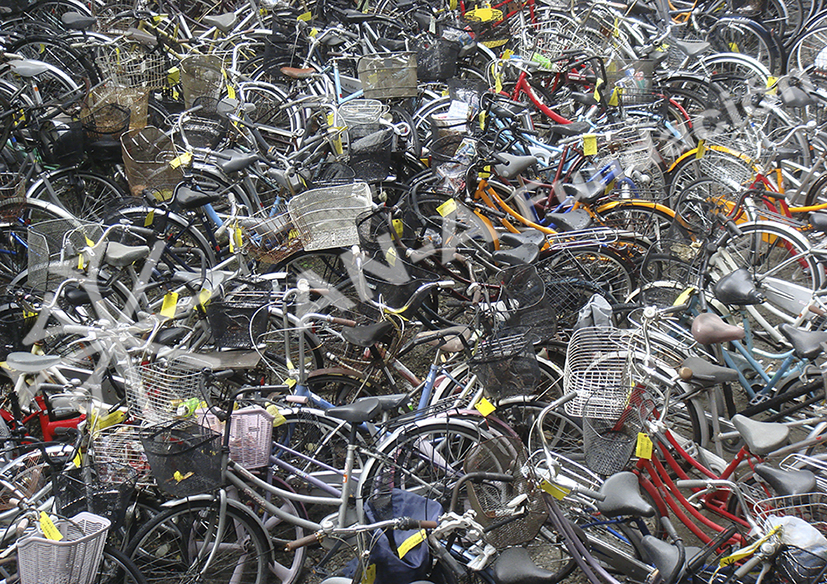 “Cementerio de bicicletas” de Shökö HASHIMOTO en AN-A FUNDACIÓN