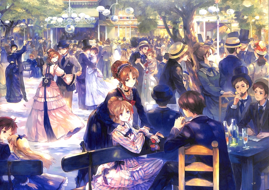 “Baile en el Molino de la Galette ” en CUANDO EL ARTE SE VISTE DE MANGA