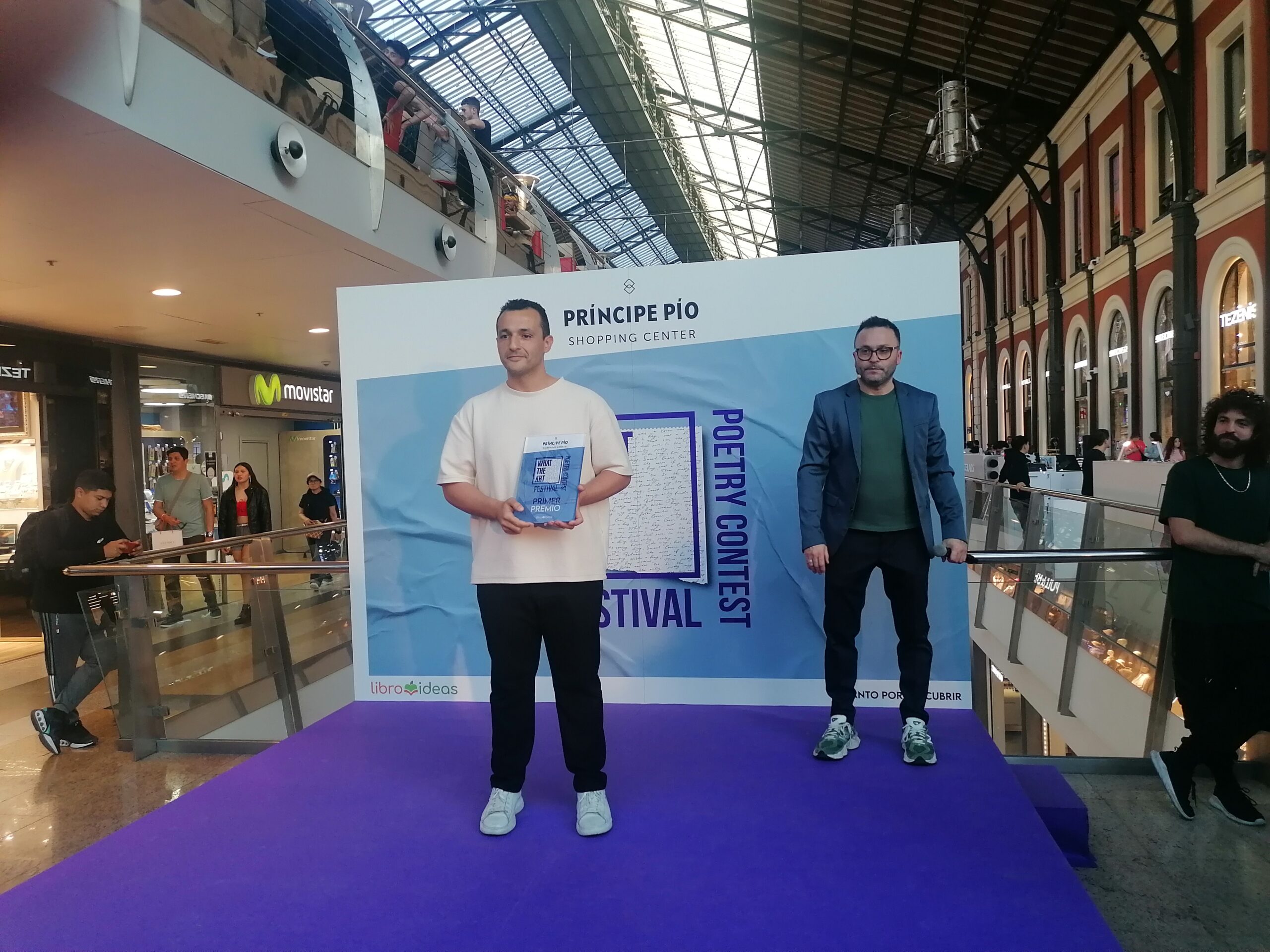 Primer ganador del Concurso de Poesía Príncipe Pío 2025 de Madrid