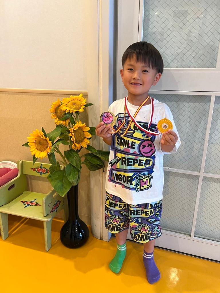 RAIKI IKEGUCHI de 5 años GANADOR DEL ACCESIT LINK THE CHILDREN