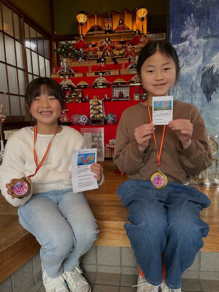CELEBRANDO LAS MEDALLAS DESDE JAPÓN